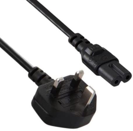 2 Pin Mains Power Lead Fig Figure 8 Cable Charger Compatible with PANASONIC TX-L32E6B 32 inch LED LCD TV Television UK Wall Cord 1.8M