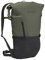 VAUDE Cityrucksack CityGo II 23 Liter Khaki, wasserdichter Rucksack Damen & Herren, leichter Daypack für Städtetrips mit Laptop-Fach, Rolltop Rucksack ideal für den urbanen Alltag