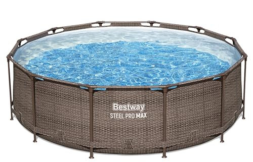 Bestway 56923-7 Piscina base fuori terra Steel Pro Max da 366x100 cm