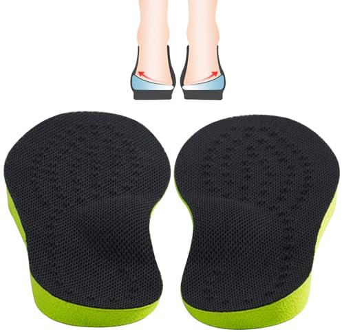ALQFHFY Plantillas de Supinación,Plantillas Ortopédicas Correctoras de Postura,O/X Pierna Plantillas Ortopédicas Cuñas Insertos para Zapatos para Fascitis Plantar,Pies Planos,Soporte de Arco