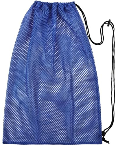 RJFUJP Mesh Drawstring Bag, Breathable Ball Bag, Portable Football Bag for Balls, Durable Ball Bags for Football, Multi-Sport Storage Sack for Basketball Rugby Netball