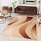 TAPISO Dream Teppich Wohnzimmer Modern Wellen Streifen Beige Hellbraun Creme Leicht Meliert Schlafzimmer Esszimmer Gästezimmer ÖKOTEX 300 x 400 cm