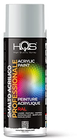 HQS Bombe de peinture acrylique, couleurs Ral (Ral 7035 - Gris clair)