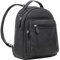 STILORD 'Kima' Vintage Rucksack Damen klein Leder Cityrucksack Frau Rucksack-Handtasche Mini Tagesrucksack Daypack Damenrucksack Echtleder, Farbe:schwarz