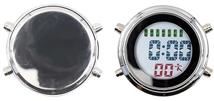 Garneck Digital Alarm Clock Wall-mounted Small Wall Clock for Bedroom Living Battery Operated