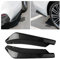 JNNJ 2 Pièces Diffuseur De Spoiler De Pare-Chocs Arrière, Universal Carbon Fiber Rechercher Voiture Pare-Chocs Arrière Diffuseur à Lèvres, Voitures Garniture De Pare-Chocs Autocollant Lèvre(Noir)