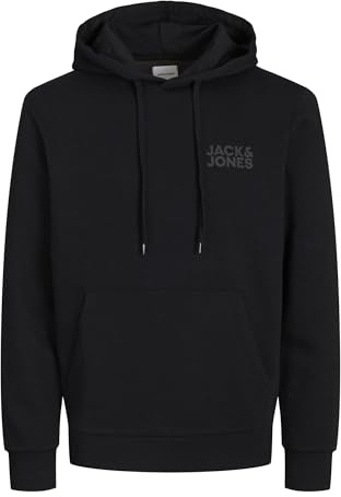 JACK & JONES Sudadera con capucha Essentials Corp Logo para hombre