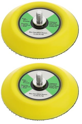 2 almohadillas de pulido de rosca M6 de 12000 rpm, papel de lija con respaldo de terciopelo, lijadora neumática, disco adhesivo, chasis, herramientas eléctricas, accesorios de 75 mm