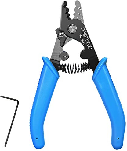 Yuemsh VCFS-33 Pinza Spelafili un Tre Porte Strumenti FTTH Spelafili per Fibra Ottica