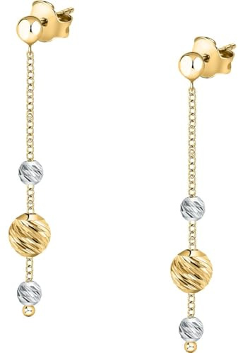 CHRIST Damen-Ohrhänger 585er Gelbgold, 585er Weißgold One Size 88804538