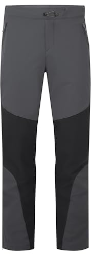 Rab Men's Torque Pants - Lightweight Breathable Trousers for Hiking & Mountaineering - Anthracite - 34/34 Inseam