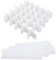 Flearitzo 24 Pezzi Divisori per Cassetti Separatori Organizzatore per Cassetti Separatori Regolabili Organizer per Cassetti adatti per Ufficio,Cucina,Camera da Letto e Bagno(Bianco)