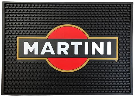 ALE E COMMERCE Tappetino Cocktail Bar Mat Pubblicitario Relizzato per Martini