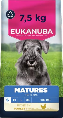 EUKANUBA Cibo secco per Cani con pollo fresco per razze di taglia piccola - Alimento secco premium per Cani maturi, 7,5 kg