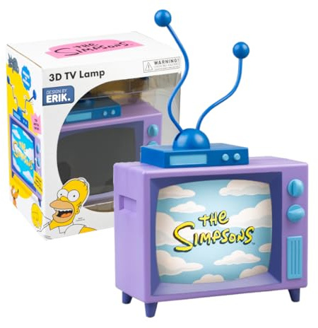 Grupo Erik Lampara The Simpsons - Lampara Luz LED pared para Habitacion Gamer (Setup Gaming), USB o Pilas | Decoracion habitacion : Los Simpsons Regalos, Regalo Friki 17x25x12cm