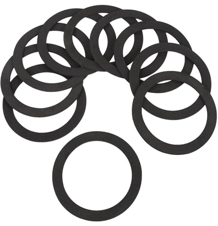 Sxhlseller Espaciador de Altavoz, Anillos de Montaje de Altavoz, 30 Piezas de Anillos de Montaje de Subwoofer, Kit de Reparación de Altavoces de Espuma EVA, Reducción de Ruido Antideslizante, Fácil