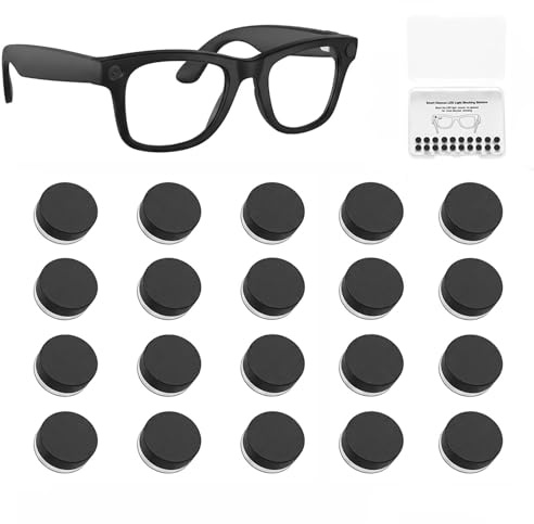 20PCS LED Light Blocker Sticker Cover for Ray-Ban Low-Tack Restickable