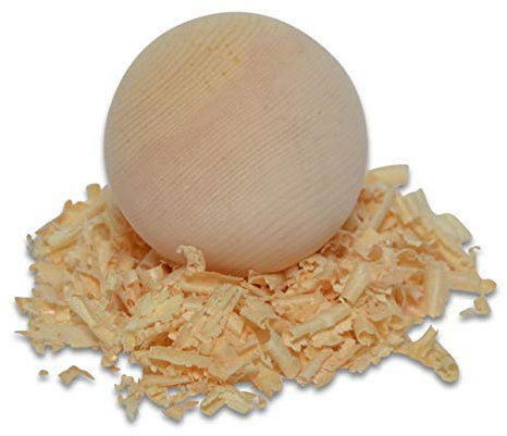 sagl.tirol holzmanufaktur Zirbenkugel 70 mm Durchmesser Kugel aus Zirbe schön verpackt im Organza Sackerl