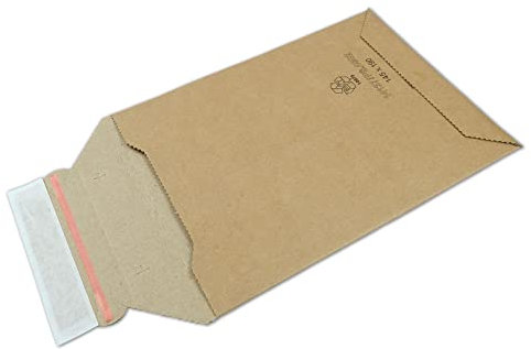 verpacking 40 Versandtaschen Karton Premium Qualität 145 x 190 mm DIN A6 Braun Wellpapp Versandtaschen Kartonversandtasche