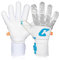 CATCH & KEEP Torwarthandschuhe Herren Fly White Soul Gr. 9,5 I Professionelle Torwarthandschuhe, Daumenunterstützung & dickerer Handgelenksbandage