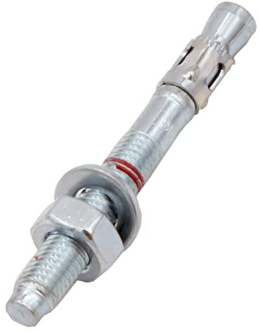 BRESKO Schwerlastanker (90 mm - 4er Set) M10 Bolzenanker verzinkt Schwerlastdübel Stahlanker Keilanker Ankerbolzen Schlaganker Betonanker Schraubanker