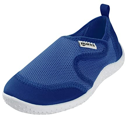Mares Aquashoes Seaside Junior, Scarpe da Mare, Spiaggia, Barca e Sport Acquatici Ragazzo/Bambino, Blu, Unisex, Taglia 34