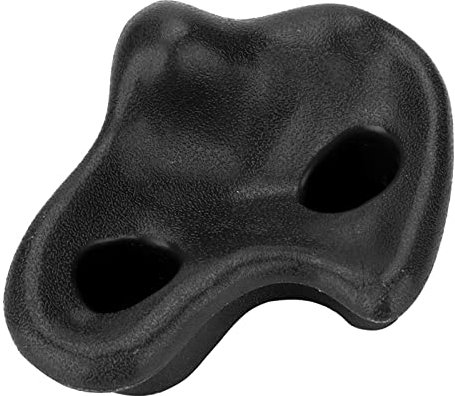 Odorkle Rock Climbing Stone, 10PCS Plastic Textured Rock Climbing Stones for Climbing Walls and Outdoor Buildings (Black)