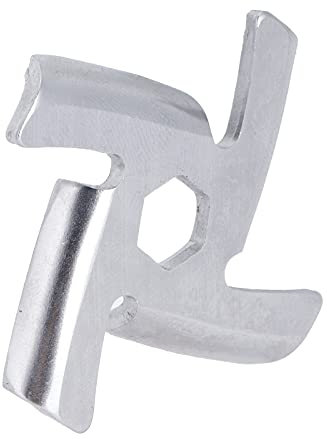 Lame de Rechange pour Hachoir à Viande électrique – Lame de Couteau à Trou Hexagonal 5# pour un Broyage Efficace – Lame Transversale Universelle pour Hachoir à Viande pour une