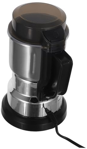 Alipis Moulin à Céréales Électrique 600g en Acier Inoxydable et Plastique avec Moteur Haute Efficacité et Technologie de Broyage de Précision pour Petites Cuisines