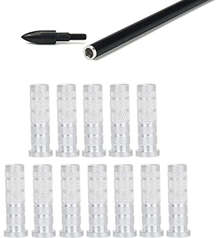 Leichte 6,2 mm Durchmesser Einsatz Basis, Aluminium Bogenschießen Einsatz Basis, Pfeilspitzen Bogenschießen Training