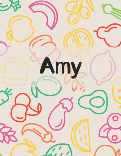Amy: Weekly Menu Planner & Grocery ListPlanner With Budget Section And Meal Planner