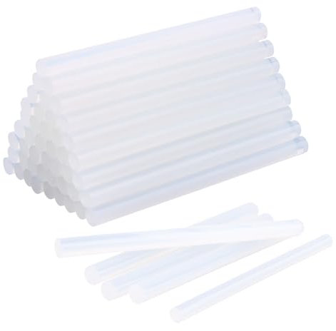 45 Pièces Bâtons de Colle Chaude, 11x 200 mm Baton de Colle pour Pistolet, Bâton de Colle Transparents Universels, Mini Baton De Colle, pour Pistolet à Colle Chaude, Bricolage, Artisanat, Réparations