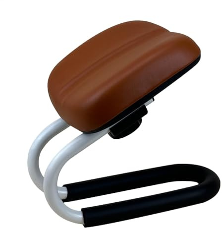 Yogabänk, meditationspall, ergonomisk halkfri bas bönstol med metallram och PU-, höftstöd och höjdjustering för, studio, avslappningshörn, 1800 g