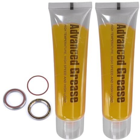 HÖG ARNATION FETT - 4 x 4 x 8 cm GRANDERSMäRNING, 50 ml gult fettmaterial | anti-stick komposition med flytande prestanda | Fettning för lager för vinkelslip