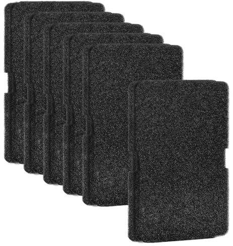 JYYWTSI Set med 6 torkfilter för Beko Grundig Blomberg ElektraBregenz 2964840100 Dryer filter skumfilter filtersvamp svampfilter filtermatta för torktumlare 240 x 155 x 10 mm