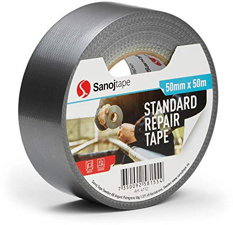 Sanojtape Cinta Americana de Tela General 50mm x 50m Para Reparar Agrupar y Unir