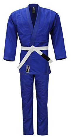 Essential Brazilian Jiu-Jitsu Kimono BJJ Gi Uniform Gi - Kids Adults Unisex (White Belt Included)