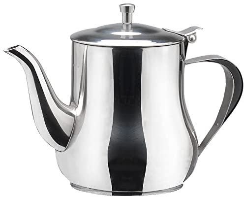 Tetera de acero inoxidable (plata, 570 ml)