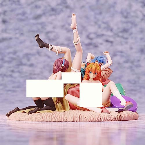 Soryu Asuka Langley Rei Ayanami Mari - Figura ilustre, escala 1/6, kit de garaje pintado y completo, venta limitada Y.Y.S, estatua (versión estándar)