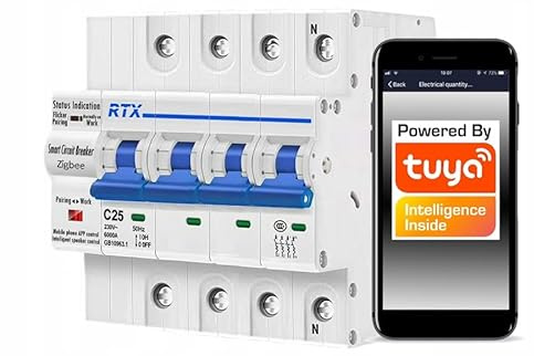Sicherung Gesteuert 4x 25A Zigbee Tuya
