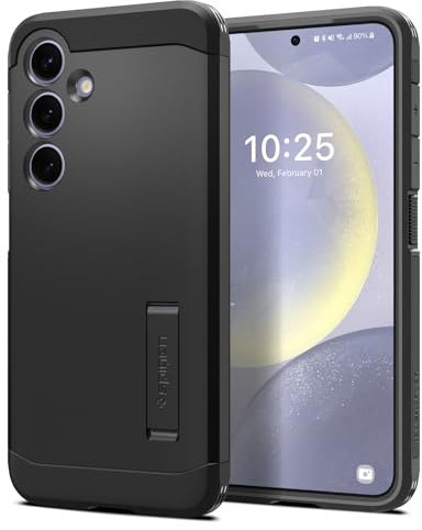 Spigen Tough Armor Hülle Kompatibel mit Samsung Galaxy S24 -Schwarz