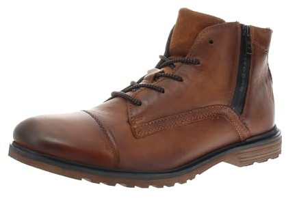 bugatti Botas para hombre 321-a0u3l forro frío, coñac, 44 EU Ancho