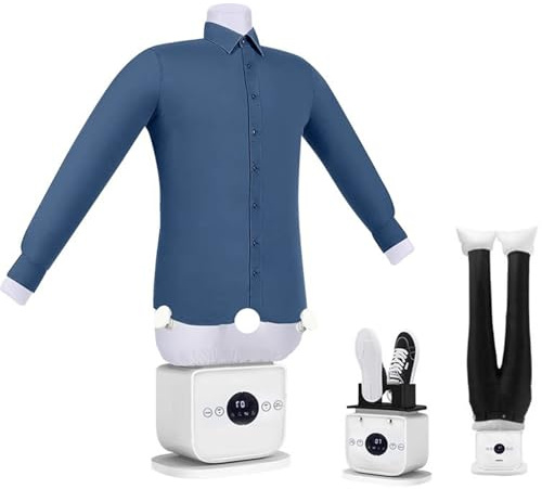 Asciugatrice e ferro da stiro ad aria calda automatici, asciugatrice per vestiti e dispositivo antirughe per camicie e pantaloni A