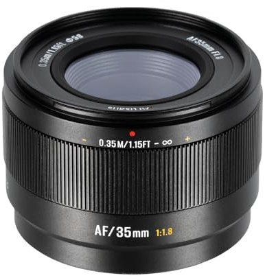 7artisans AF 35 mm F1.8 treobjektivset för NZ DX – STM-AF fasta brännviddor med metallbajonett för Z50, Zfc, Z30 (Z-Mount)
