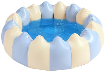 Piscine Portable Jardin -Piscine Bébé Gonflable 120x120x30 Cm | Bassin Portable en PVC 720 G pour Intérieur Et Extérieur, Centre De Jeux Aquatiques Été, Jardin, Patio, Terrasse, Maison