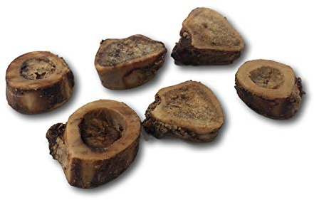 Top Dog Chews - Dog Bones with Bone Marrow, Made in The USA, (6 Slices), Beef Femur, Long Lasting Dog Chews, All-Natural - Great for Small and Medium Dogs