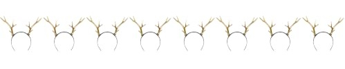 Boland unisex - vuxen Tiara Boland 50025 – Tiara horn, diadem, svart guld, för vuxna, av plast, ren, rådjur, hjortar, karneval, karneval, karnevalsfest, karnevalsfest, karnevalsfest, karnevalsfest