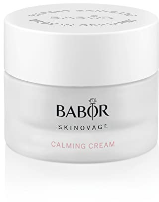 BABOR SKINOVAGE Calming Cream, Gesichtscreme für empfindliche Haut, Feuchtigkeitspflege ohne Farb- oder Duftstoffe, Vegane Formel, 50 ml
