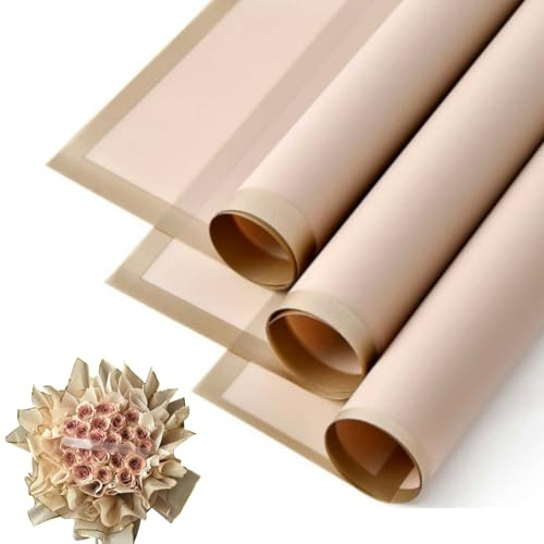 20 Feuilles Papier Cadeau Multicolore, Papier D'emballage de Fleurs Imperméables, Papier Emballage Fleuriste, Papier Bouquet de Fleur, Utilisé pour l'emballage de Cadeaux, Fleurs, Art et Artisanat