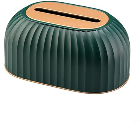 Minimalistisches nordisches Design für Taschentuchboxen, verleiht einen Hauch von Klasse und fungiert gleichzeitig als praktisches Accessoire (dunkelgrün)